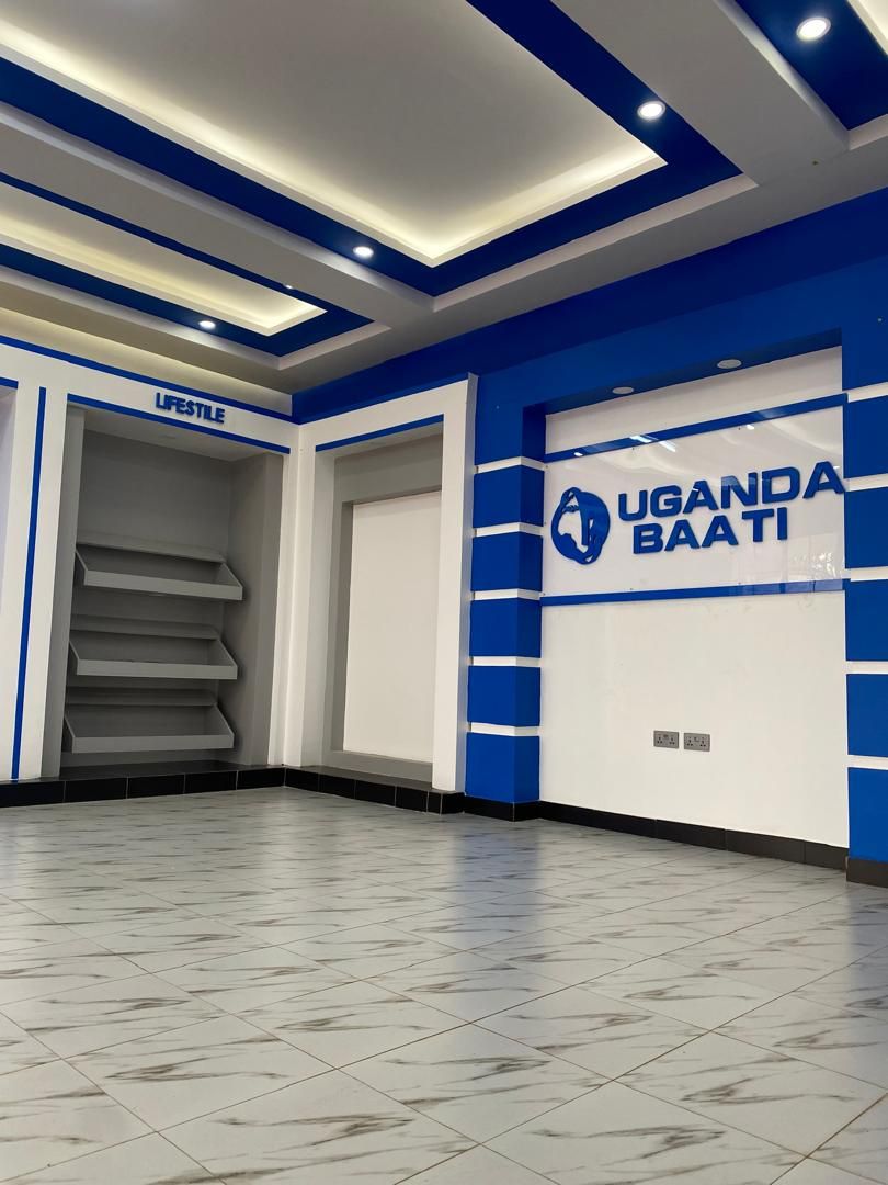 Uganda Baati commercial showroom fit-out painted by Dizat