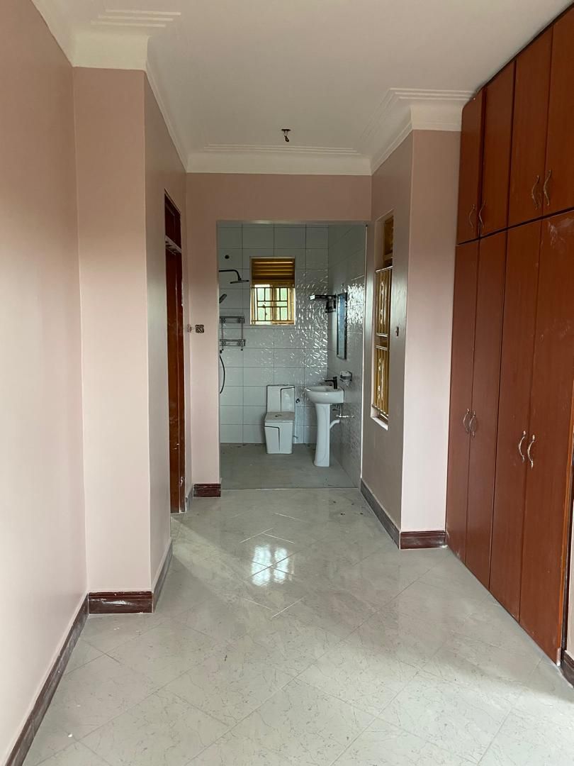 Residential interior hallway and bathroom painted by Dizat